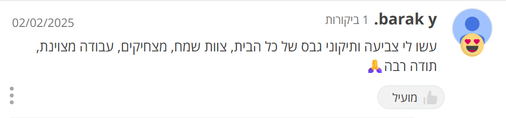 ביקורת לקוח על שון פרנקו